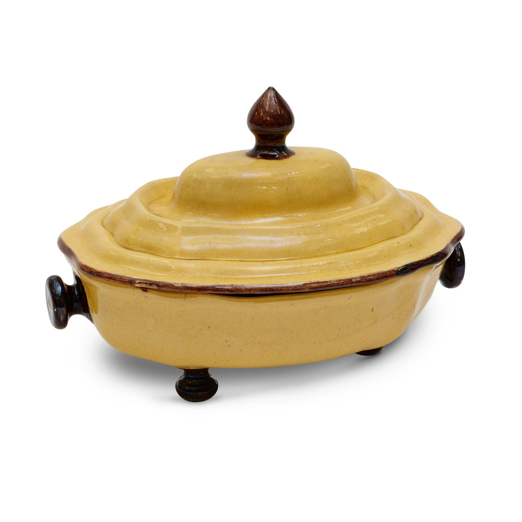 large french yellow tureen