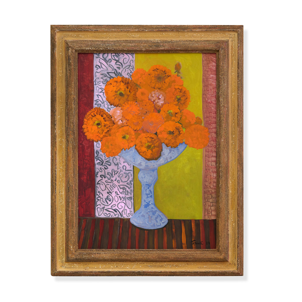 calendulas by john funt, 2024 (31" x 24")