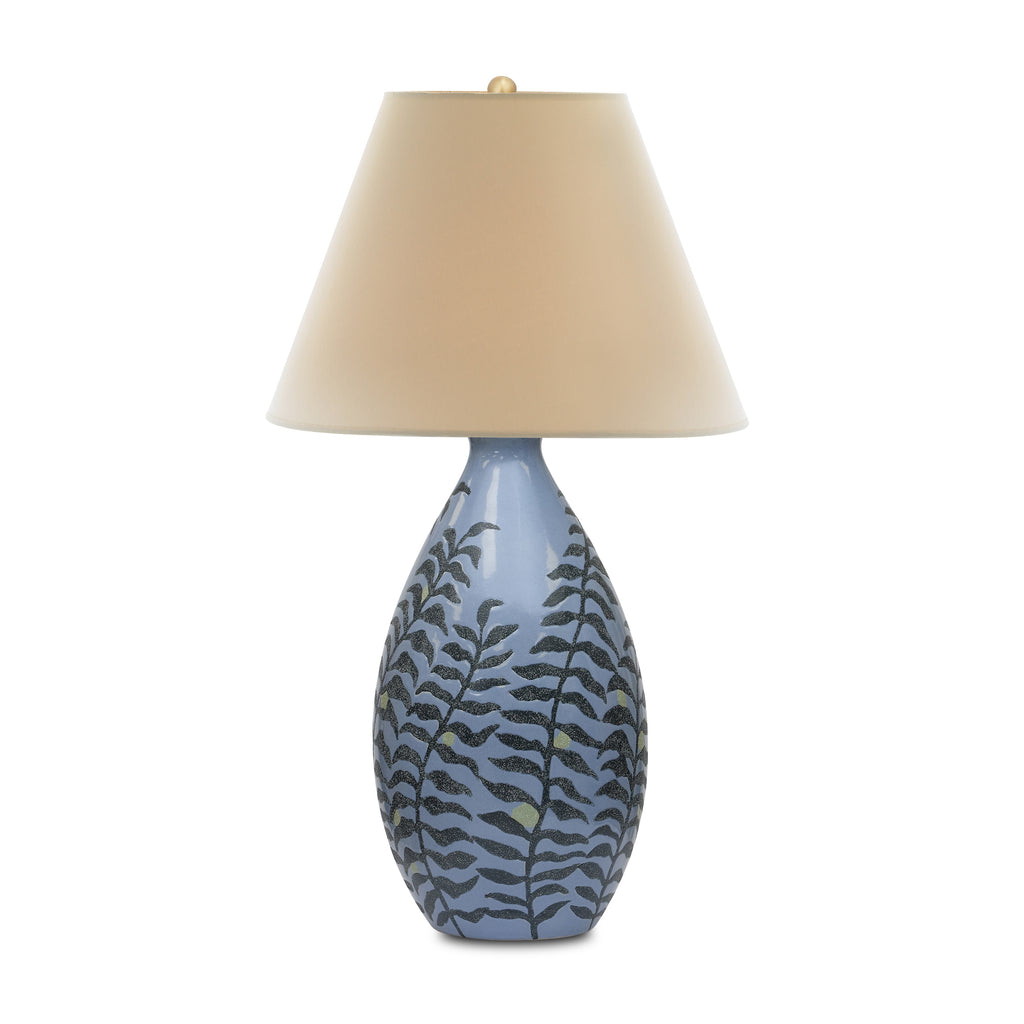 fern lamp (blue)