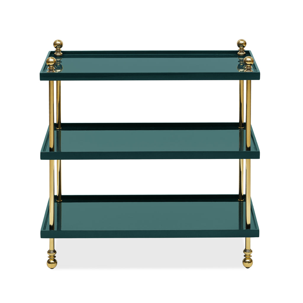 tiered drinks table (green marine)