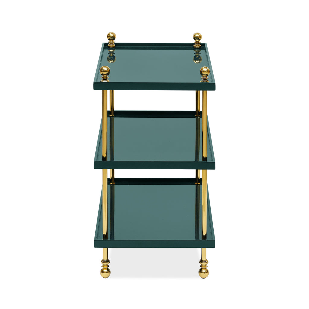 tiered drinks table (green marine)