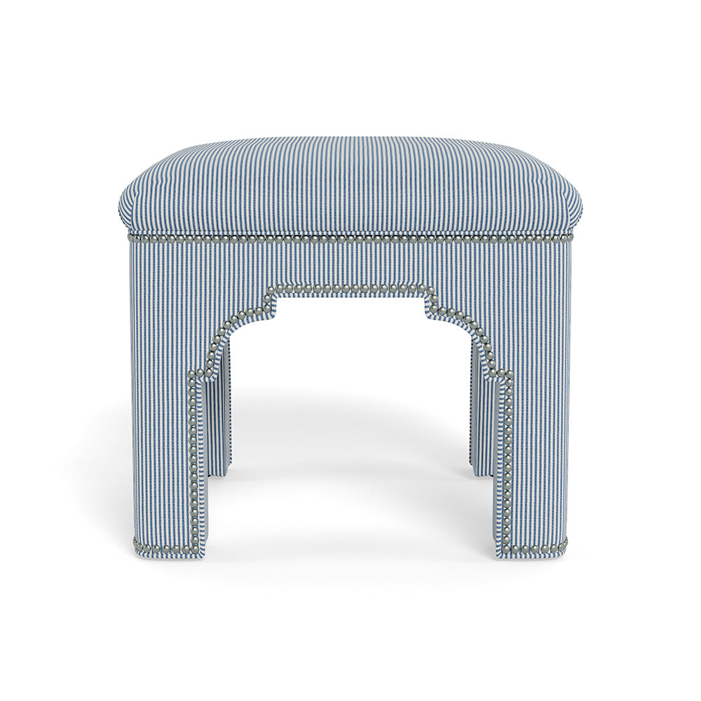 taj stool (striped cotton - sample - nyc metro area delivery only)