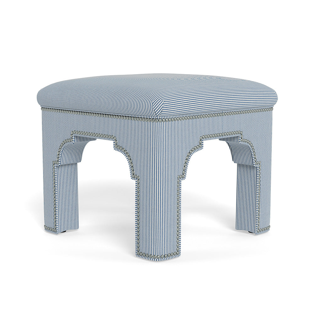 taj stool (striped cotton - sample - nyc metro area delivery only)