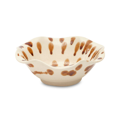 Trinket Bowl (Ivory/Umber - 5")